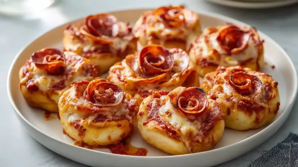 Pizza Roses for Valentine’s Day