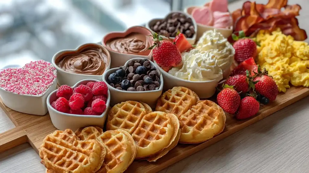Valentine’s Day Waffle Board