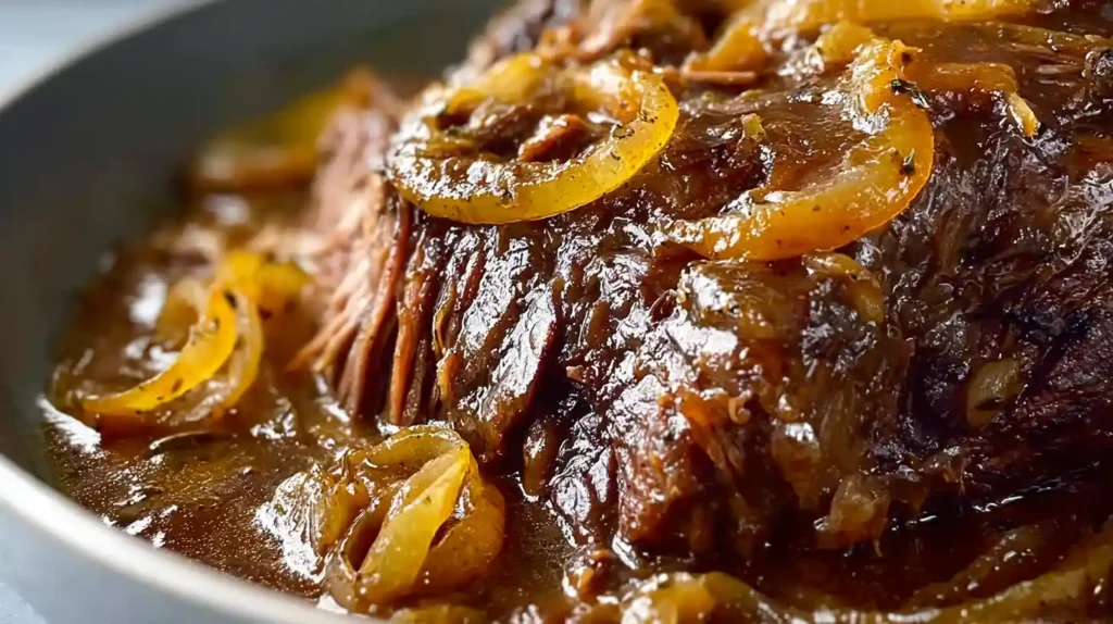 Comforting French Onion Pot Roast