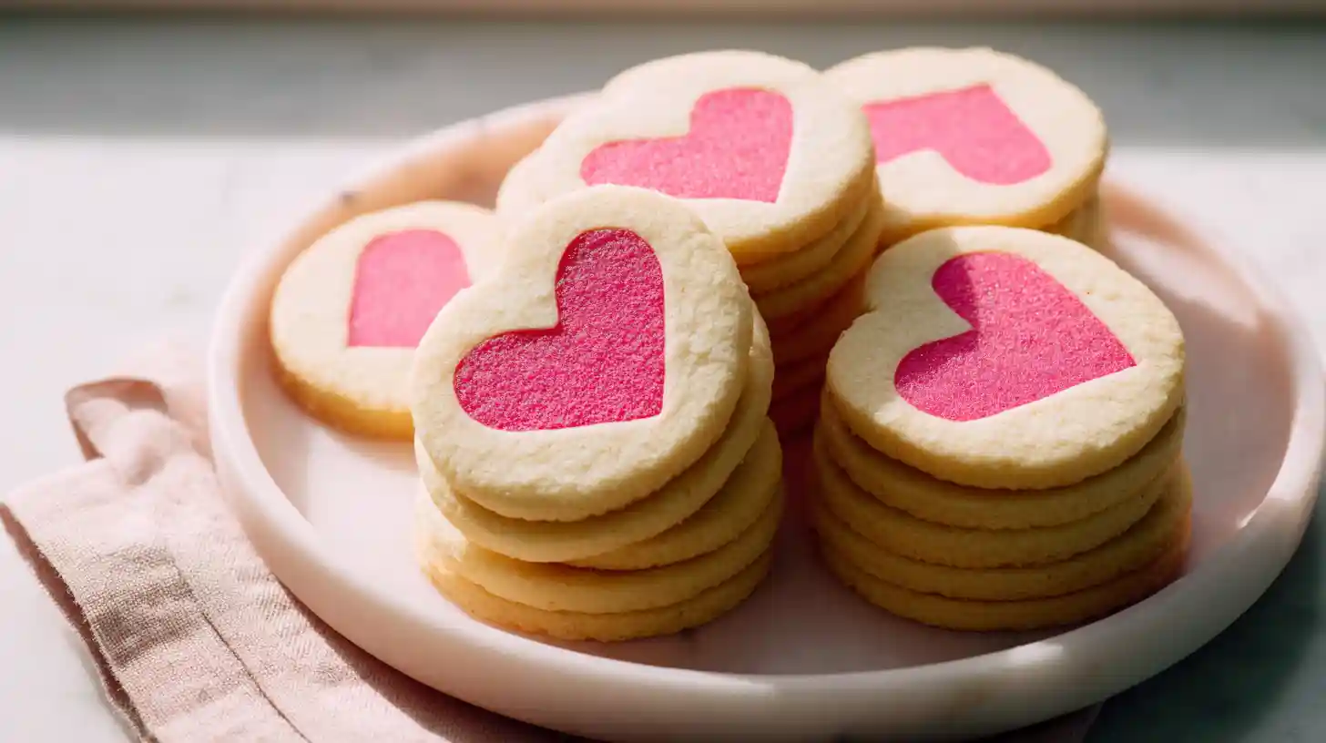 Slice and Bake Heart Cookies