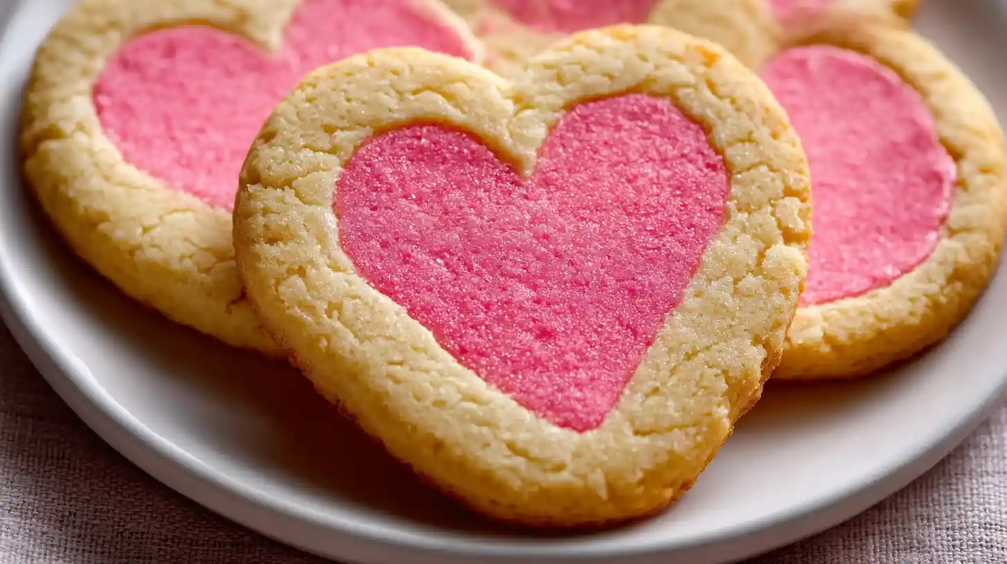 Slice and Bake Heart Cookies